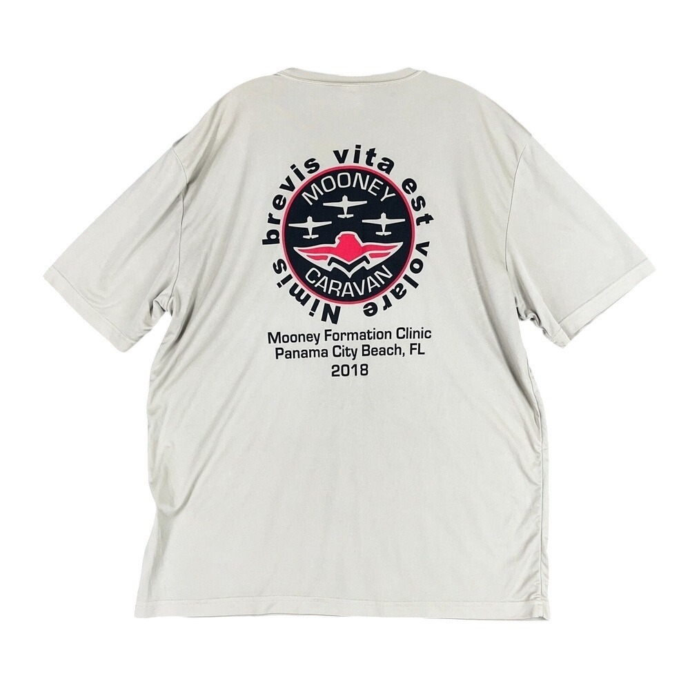 Mooney Formation Clinic Mens Shirt XL Microfiber Airplane Flying Caravan Pilots